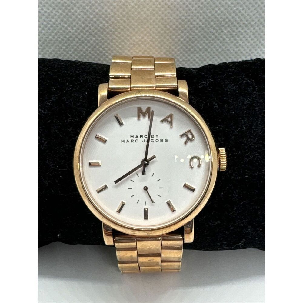 Marc Jacobs Baker MBM3244 Womens Stainless Steel Analog Dial Quartz Watch JNA835